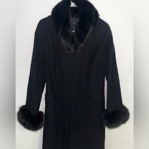 Wool and Cashmere, Rabbit Fur Coat